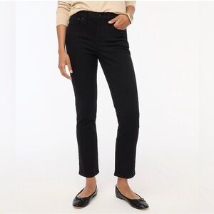 J. Crew Women's Black Essential Straight Leg Jeans
